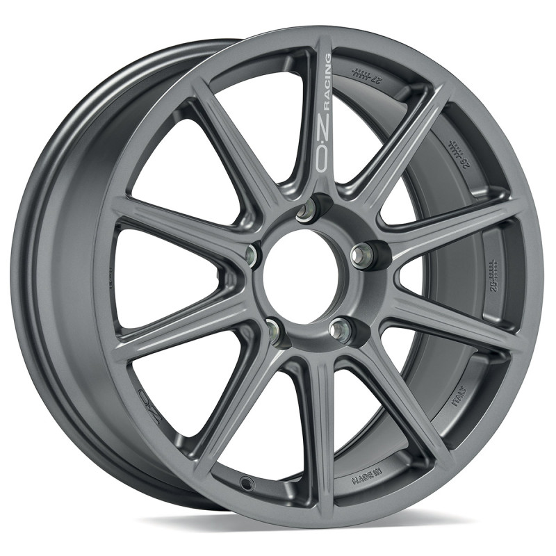 Jante alu OZ Racing Rally Tarmac 18x8 Gris Graphite Mat - Toyota Yaris GR Rally2 - W01E31001YL3 - OZ-TARMACRALLYR2-801831-A - W01E31001 YL3 - 3666618799216
