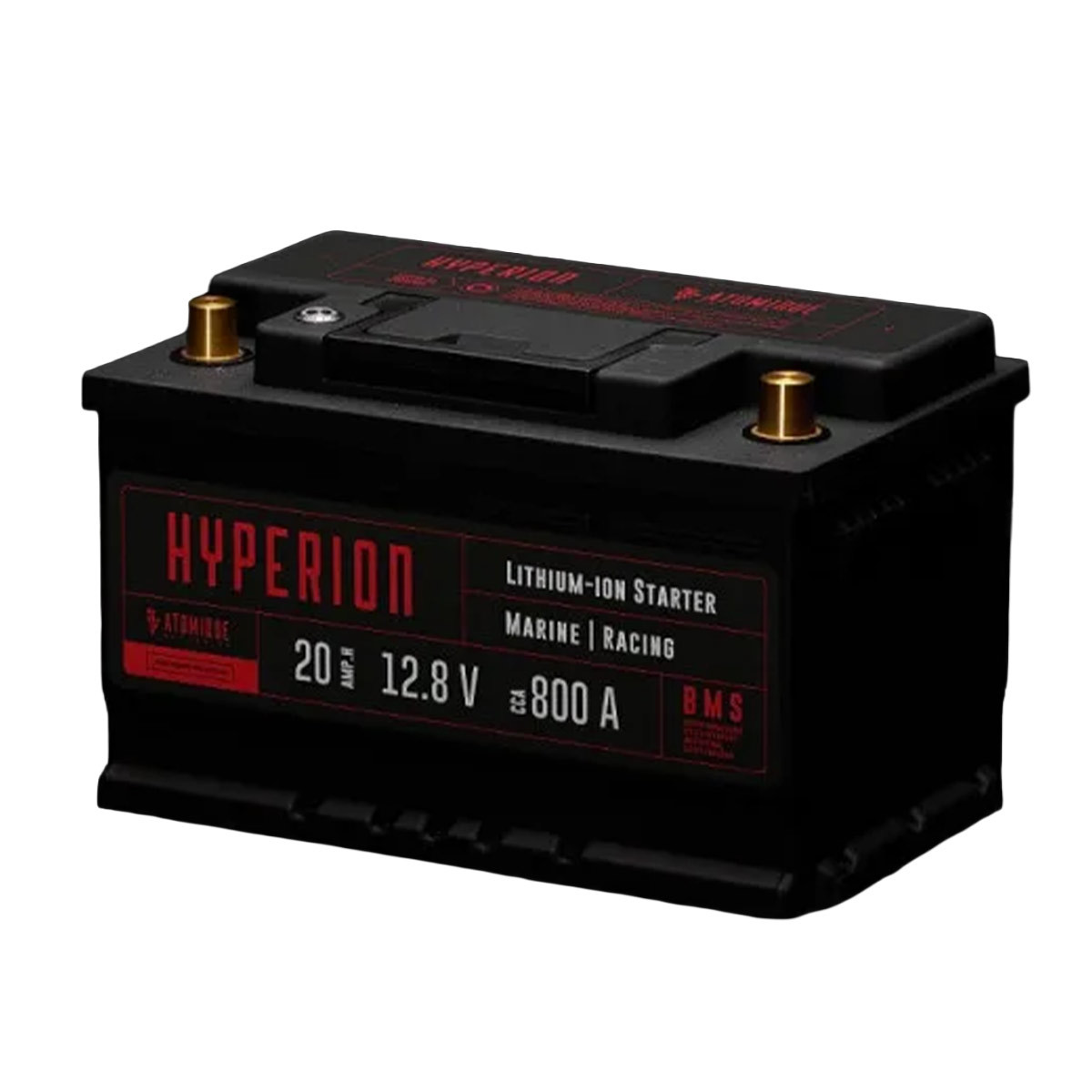 Battery Lithium Atomic Batteries Hyperion 20-T6 Lithium-Ionen LiFePO4 12V high-performance 20Ah - ATBAT-HYP20-T6 - AB-HYP20-T6 - 3770011694044