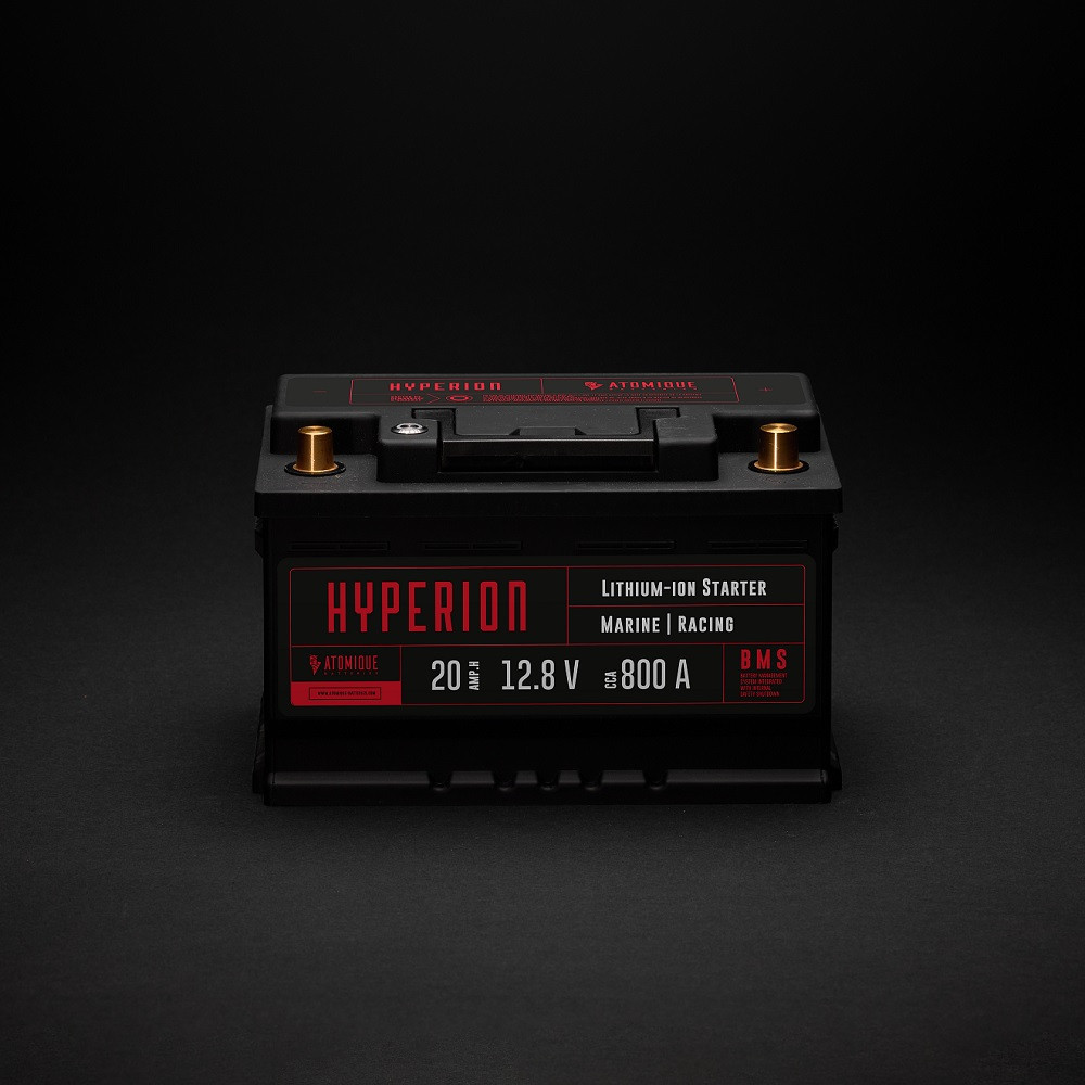 Atomique Batteries Hyperion 20-T6 Lithium-ion LiFePO4 12V high-performance 20Ah lithium battery - ATBAT-HYP20-T6 - AB-HYP20-T6 - 3770011694044