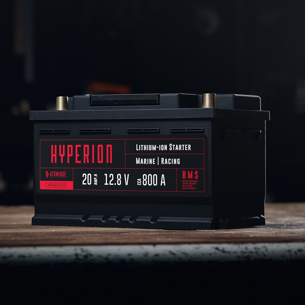 Batteria litio Atomique Batteries Hyperion 20-T6 Lithium-ion LiFePO4 12V alte prestazioni 20Ah - ATBAT-HYP20-T6 - AB-HYP20-T6 - 3770011694044