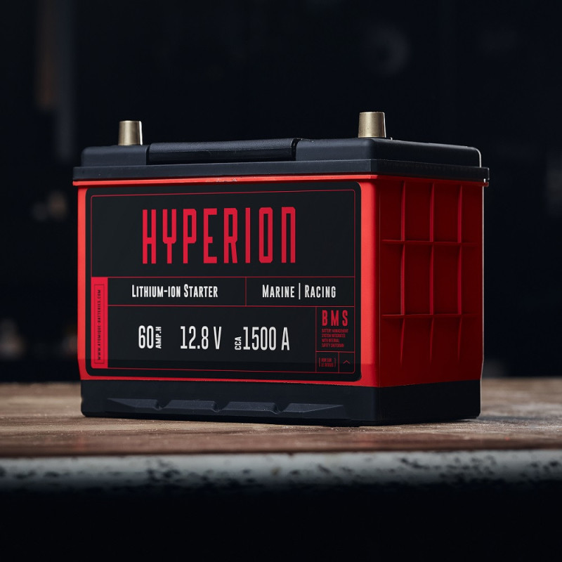 Batteria litio Atomique Batteries Hyperion 60 Lithium-ion LiFePO4 12V alte prestazioni 60Ah - ATBAT-HYP60 - AB-HYP60 - 3770011694006