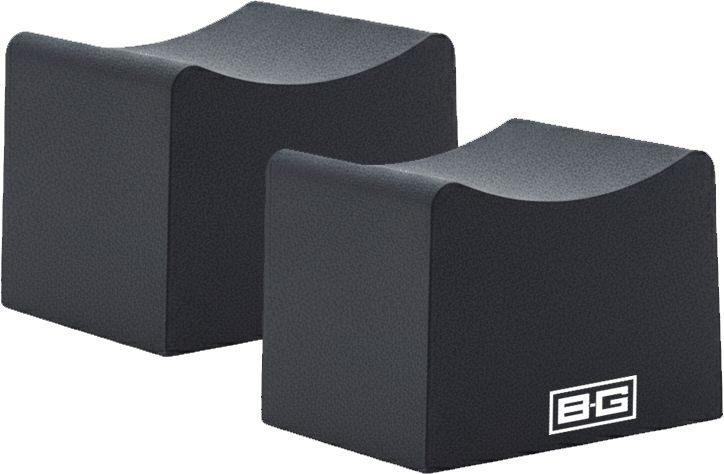 Coppia di portamozzi BG Racing BG6509 in schiuma EPS ad alta densità. Altezza 30 cm, superficie antiscivolo e carico massimo - BG-6509 - BG6509 - 5061105390620