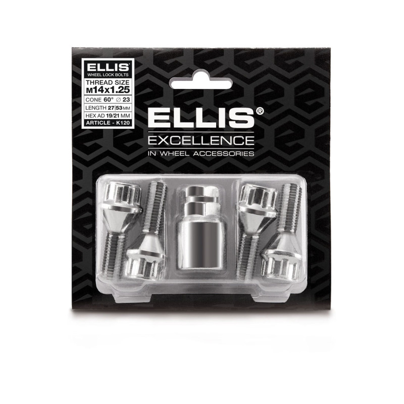 Kit boulons antivol de roue coniques 60° - DM-IGARD-BOU.12X150.40 - 3666618797427