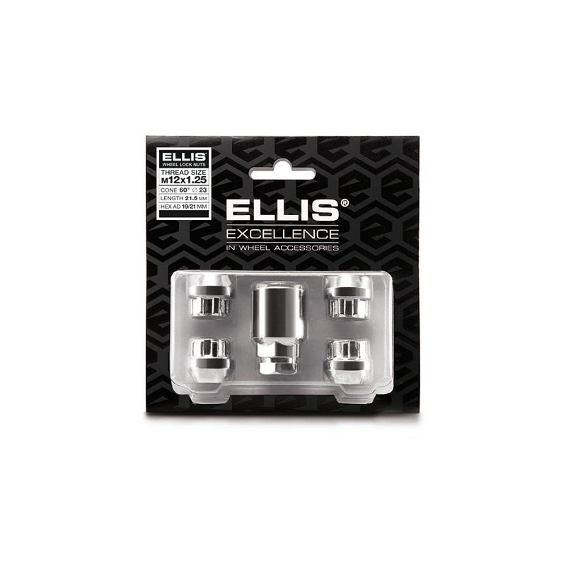 Kit de 4 écrous antivol de roue ouvert 60° - DM-IGARD-EC.14X150 - 3666618797458