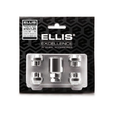 Kit de 4 écrous antivol de roue ouvert 60°