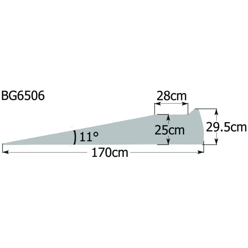 Barra di sollevamento auto BG Racing BG6506 11° - BG-6506 - BG6506 - 5061105390590