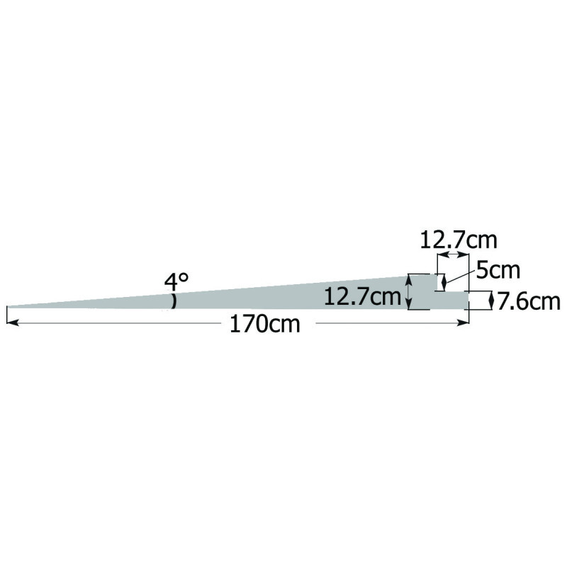 BG Racing 4° Loading Ramps, 170 x 35 cm, BG6502 - BG-6502 - BG6502 - 5061105390552