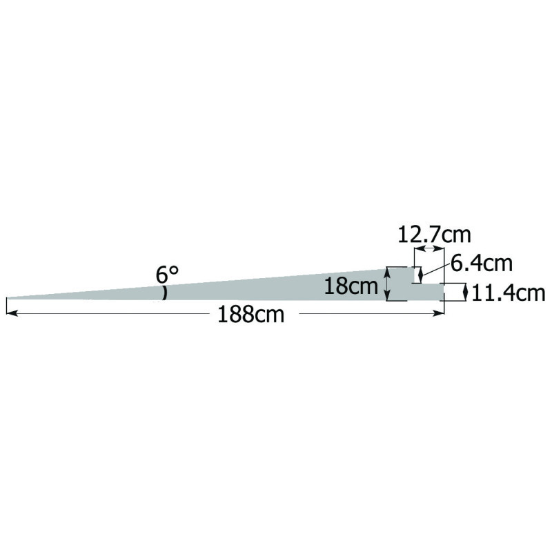 Rampes de Chargement BG Racing 6° 188 x 35 cm BG6504 - BG-6504 - BG6504 - 5061105390576