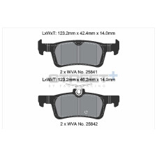 Plaquettes de frein Pagid T8235 Street+ ph3