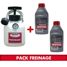 Pack Autopurge + 2 Kanister Bremsflüssigkeit Motul RBF 600