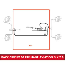 Pack sistema di freno aviazione Kit B
