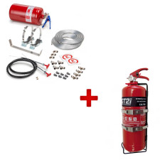 Sparco 4.25L Fire Extinguisher + free GT2i 2kg Pack