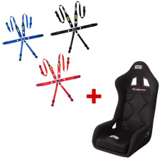 GT2i Race harness + GT2i Club seat pack