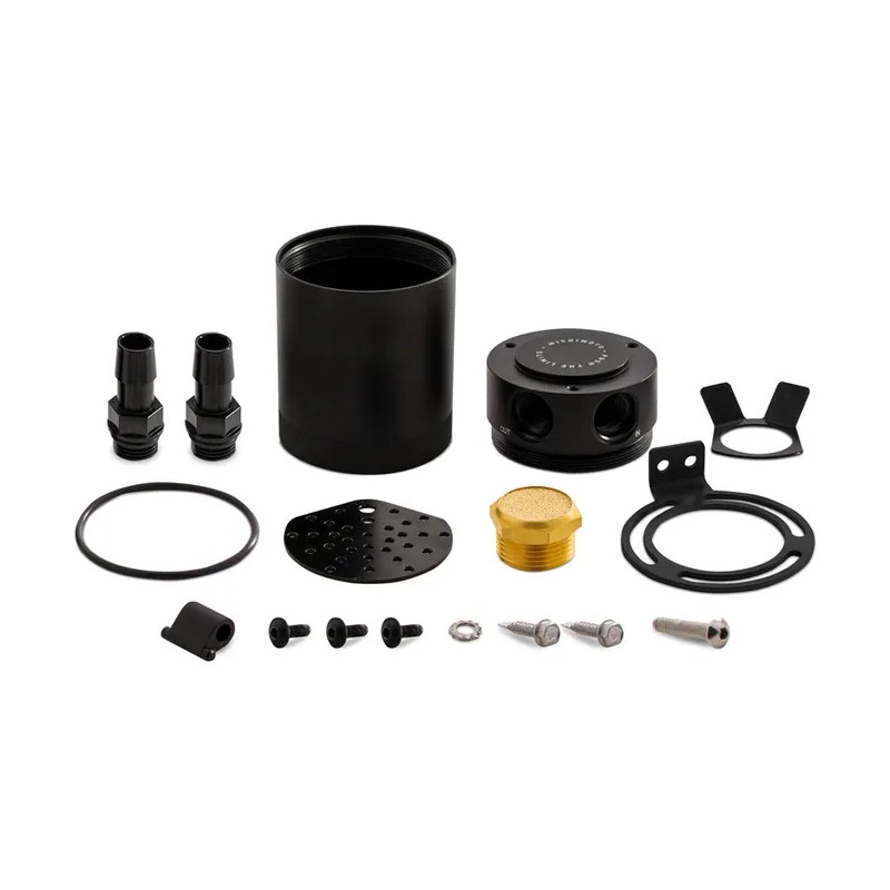 Kompakter Ölauffangbehälter 90ml mit Trennwand MISHIMOTO M16x150 - MIM-BCC-CBTWO.N - MMBCC-CBTWO-BK