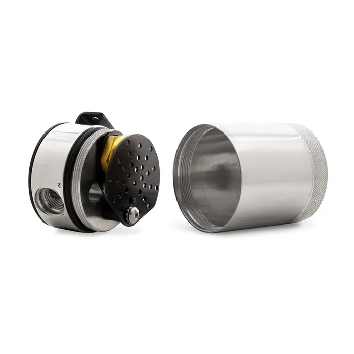 Récupérateur d'huile Compact 90ml Cloisonné MISHIMOTO M16x150 - MIM-BCC-CBTWO.SI - MMBCC-CBTWO-P