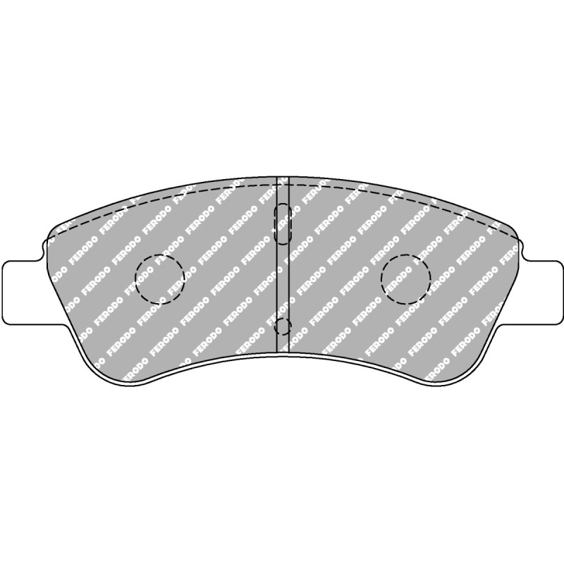 FERODO DS UNO front brake pads for PEUGEOT 206 XS - F-CP1399Z - FCP1399Z - 3661768787656