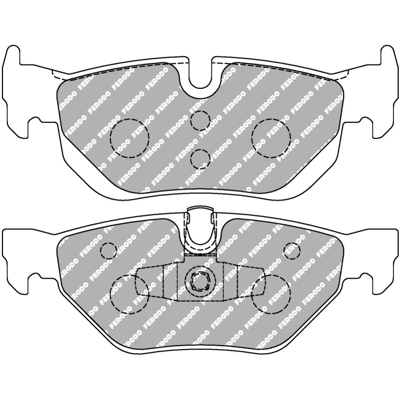 Bremsbeläge FERODO DS UNO hinten BMW E87E/90/E91/E92 - F-CP1807Z - FCP1807Z - 3661768788110