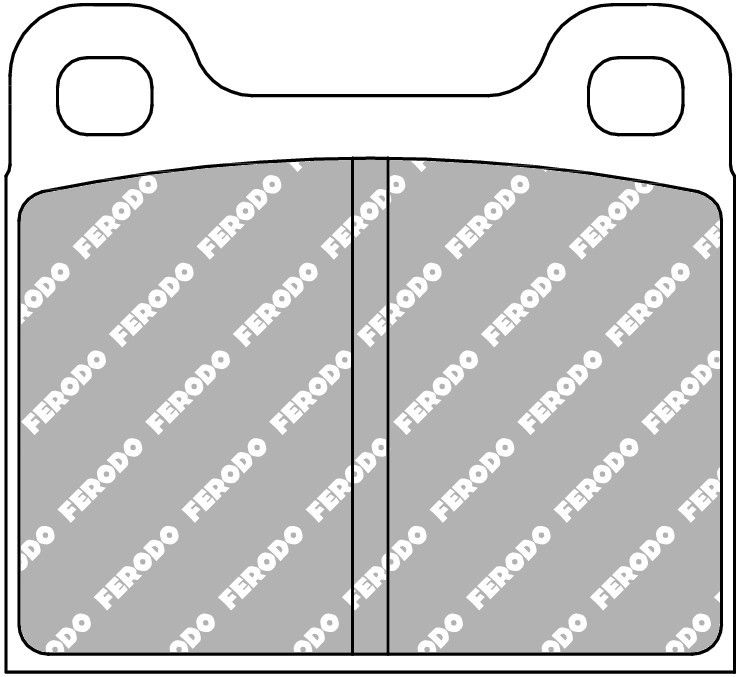 FERODO DS UNO front brake pads for ALFA/BMW/PORSCHE/VW - F-CP2Z - FCP2Z - 3661768788172