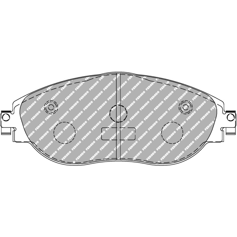 Bremsbeläge FERODO DS 3.12 vor AUDI S3 quattro/VW Golf 7 - F-CP4425G - FCP4425G - 3661768788523