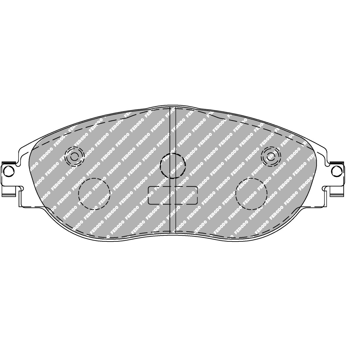 Pastiglie freno FERODO DS 3.12 anteriori AUDI S3 quattro/VW Golf 7 - F-CP4425G - FCP4425G - 3661768788523