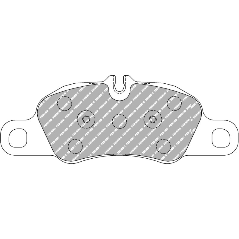Plaquettes de frein FERODO DS 3.12 avant PORSCHE 911 997/Baxster 981 - F-CP4805G - FCP4805G - 3661768788776