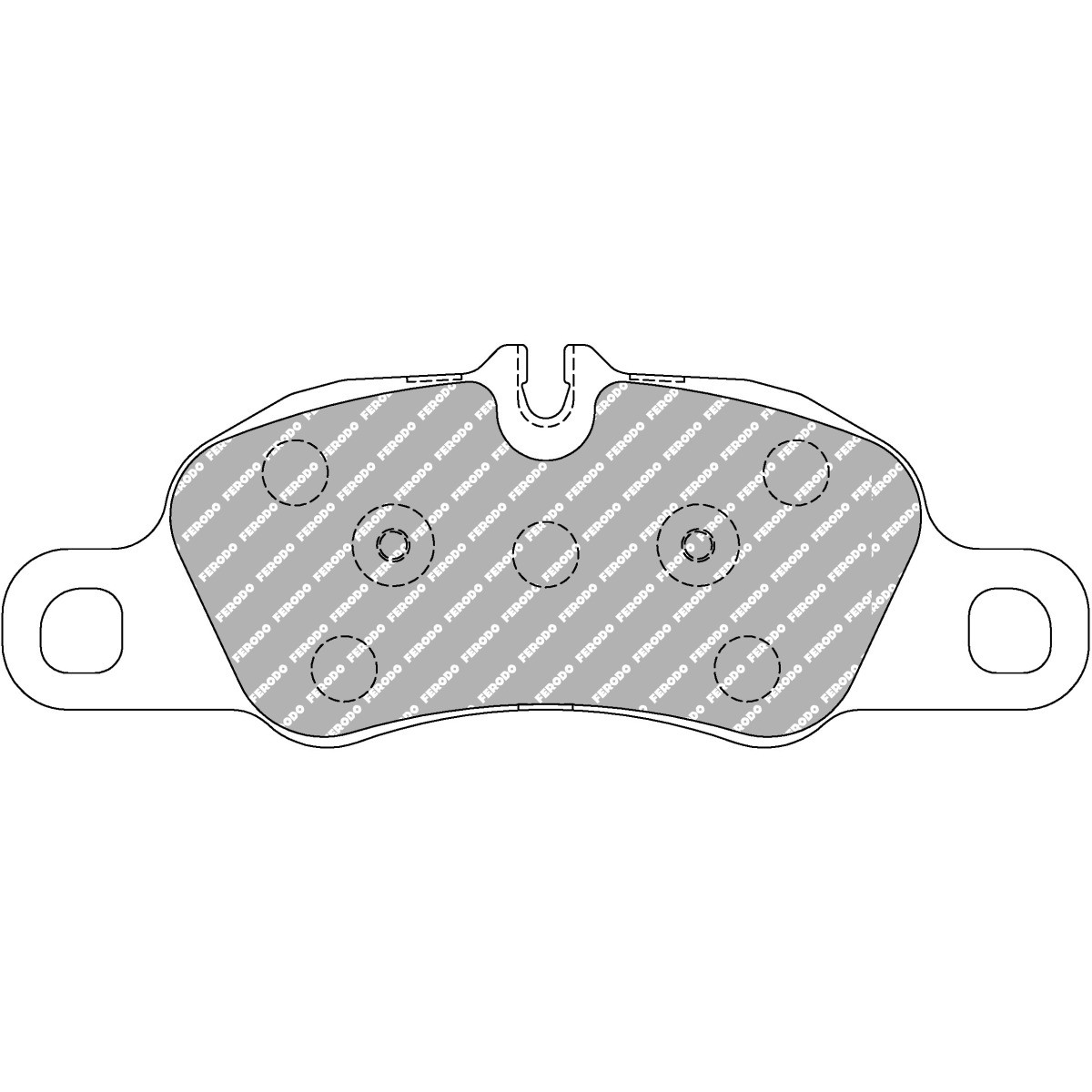 Bremsbeläge FERODO DS 3.12 vor PORSCHE 911 997/Baxster 981 - F-CP4805G - FCP4805G - 3661768788776