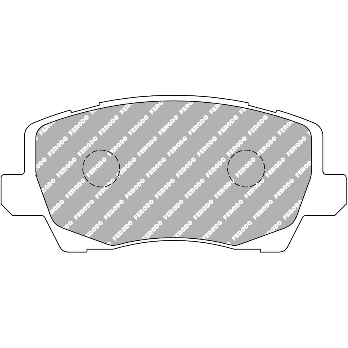 Pastiglie freno anteriori FERODO DS2500 per KIA Picanto 1,0/1,2 - F-CP5037H - FCP5037H - 3661768788943