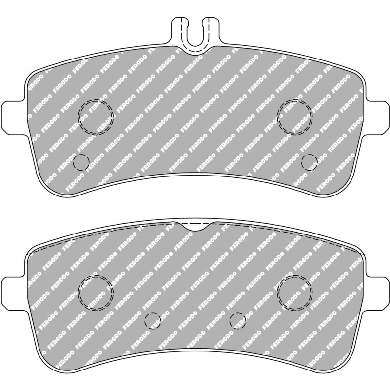 Pastiglie freno FERODO DS2500 posteriore MERCEDES AMG 63 - F-CP5108H - FCP5108H - 3661768789001