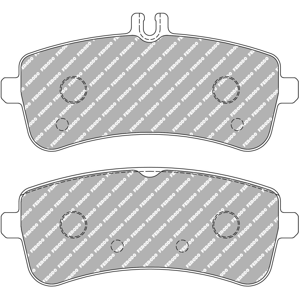 Pastiglie freno FERODO DS2500 posteriore MERCEDES AMG 63 - F-CP5108H - FCP5108H - 3661768789001