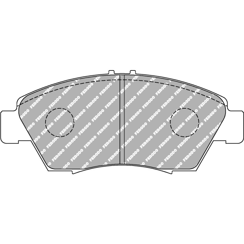 Pastiglie freno FERODO DS UNO anteriore per HONDA Civic CRX - F-CP776Z - FCP776Z - 3661768789148