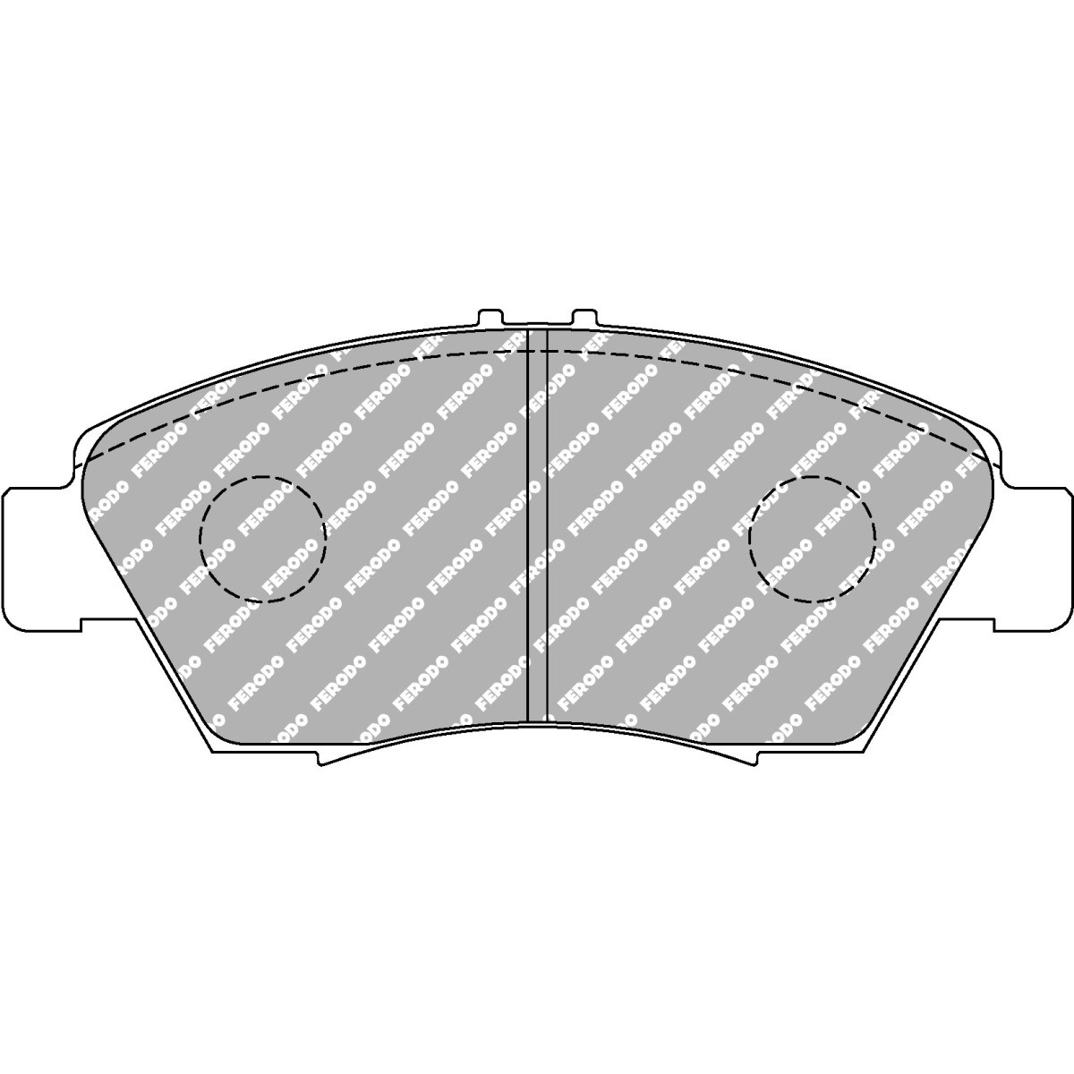 Bremsbeläge FERODO DS UNO vor HONDA Civic CRX - F-CP776Z - FCP776Z - 3661768789148