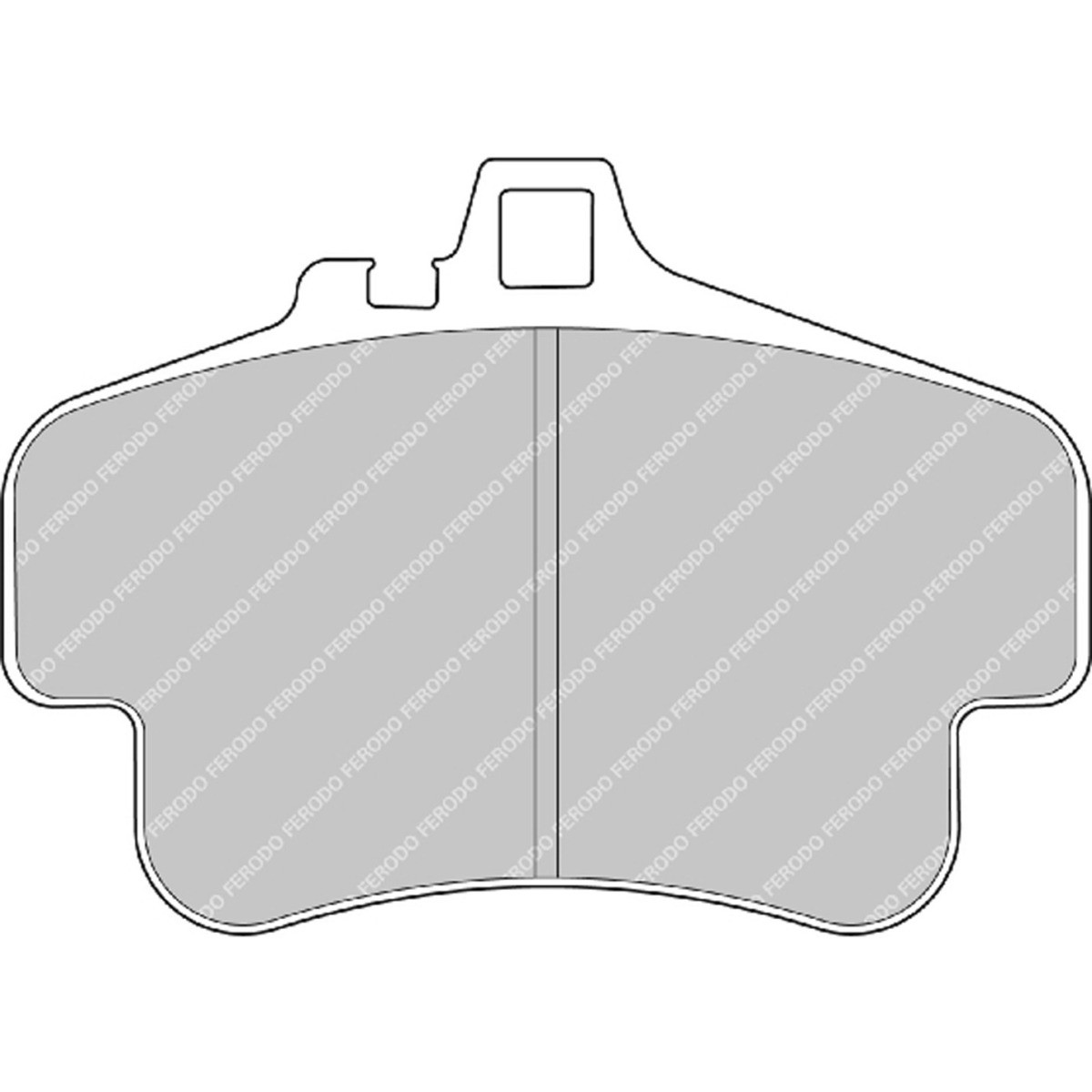 Plaquettes de frein FERODO D 3.12 avant/ arrière PORSCHE 996 - F-RP3051G - FRP3051G - 3661768791677