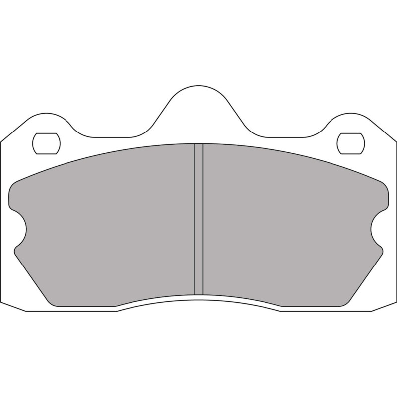 Bremsbeläge FERODO DS3000 hinten LOTUS Evora - F-RP3115R - FRP3115R - 3661768792391