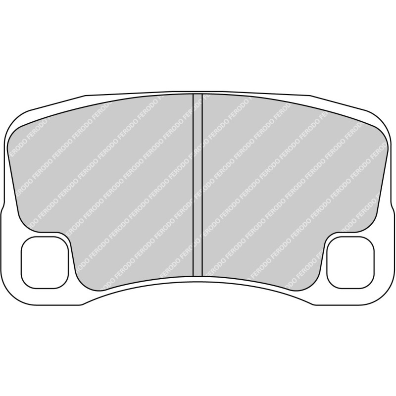 Pastiglie freno FERODO DS2500 posteriore PORSCHE 911 997 - F-RP3143H - FRP3143H - 3661768792636