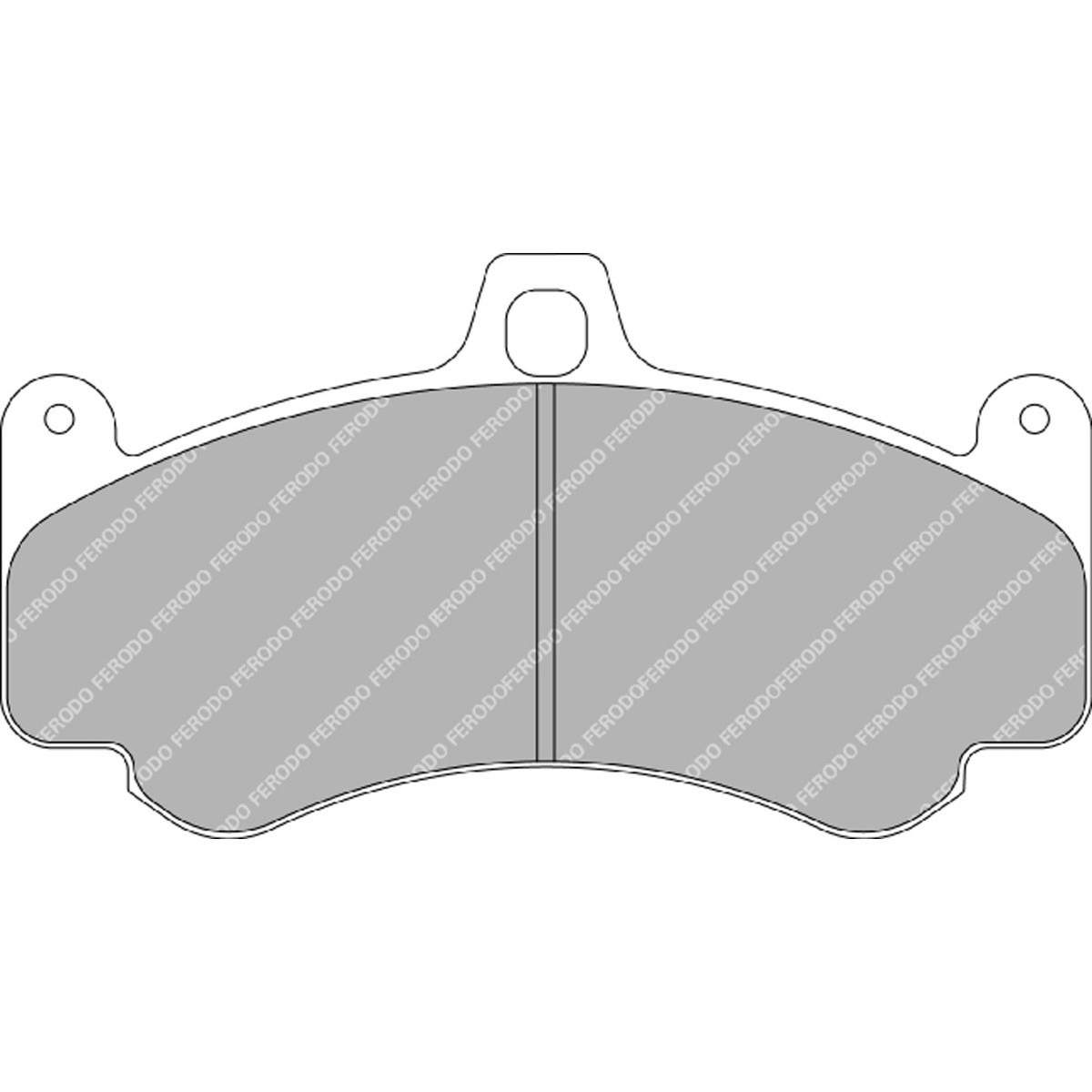 Bremsbeläge FERODO DS 312 vor Porsche Carrera GT2/GT3 - F-RP3075G - FRP3075G - 3666618054384