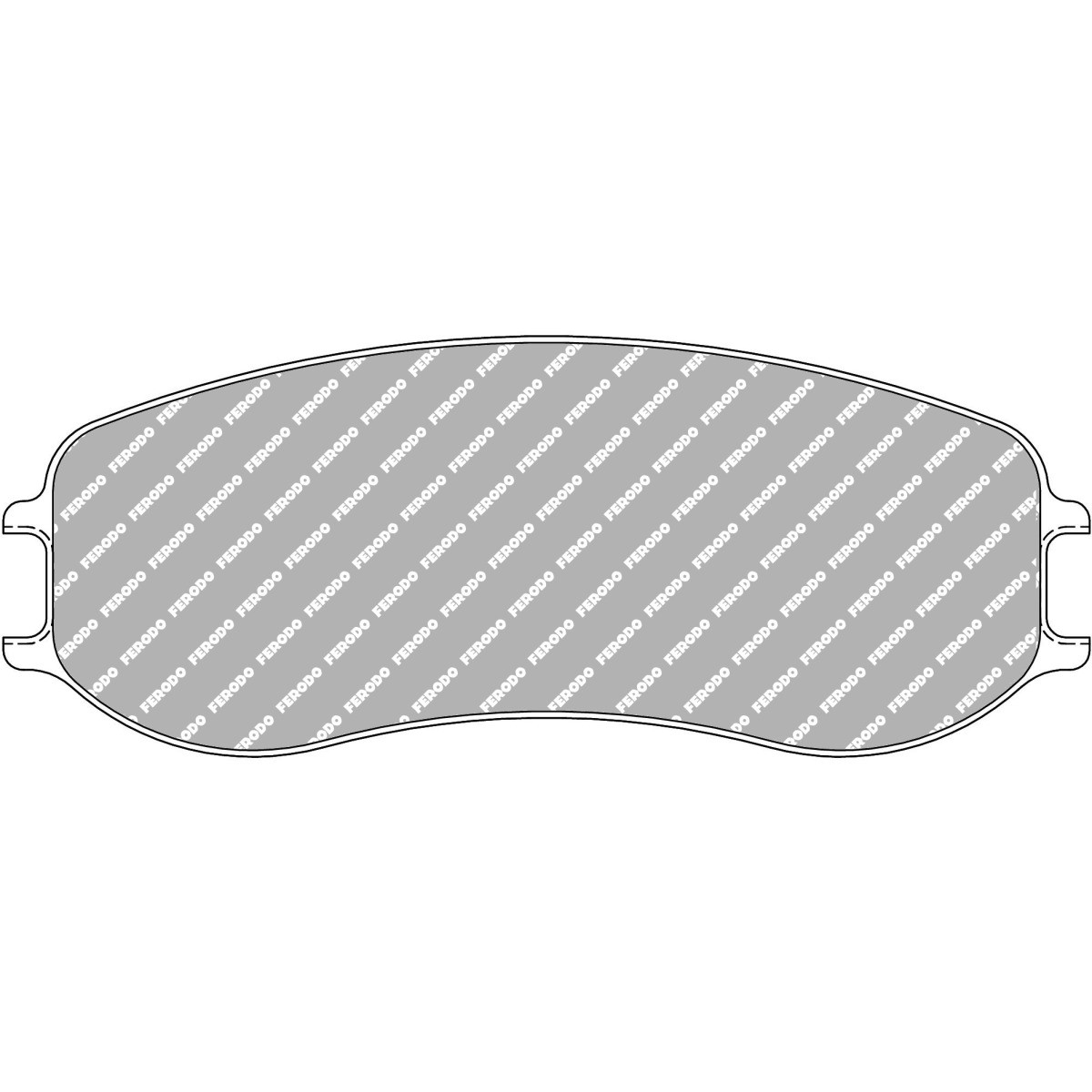 Plättchen FERODO TL66 FRP3151TL66 - F-RP3151TL66 - FRP3151TL66 - 3666618075129