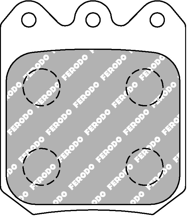 FERODO DS3.12 FRP3104G Brake Pads - F-RP3104G - FRP3104G - 3666618075259