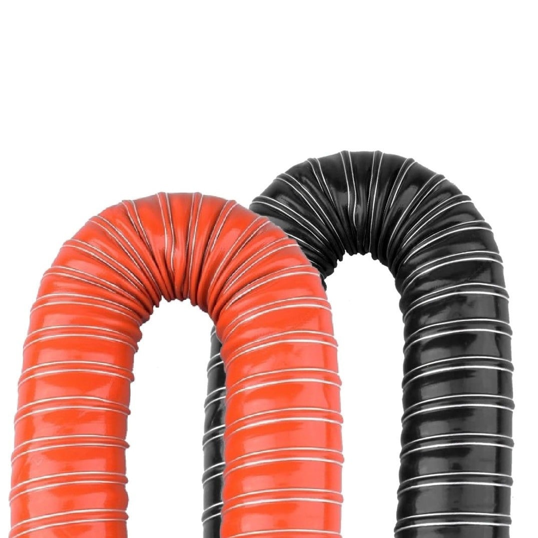 Gaine d’air en silicone noire – Ø 25 mm – longueur 1 m - BG-6100.N.25 - BG6125