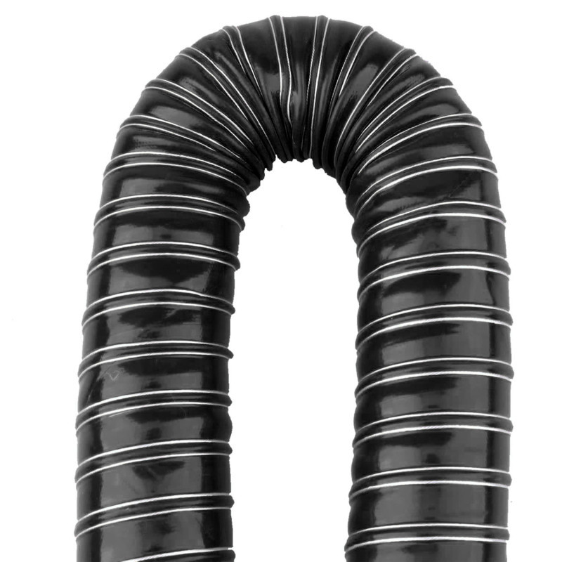 Schwarzer Silikon-Luftschlauch – Ø 25 mm – Länge 1 m - BG-6100.N.25 - BG6125