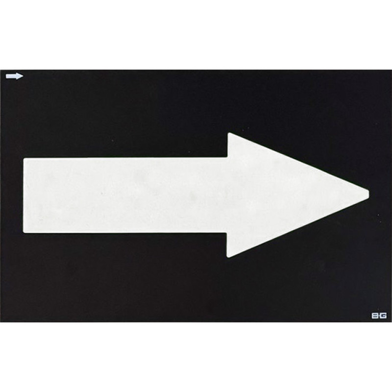 Pfeilsymbol für großformatige Schalttafel - BG-R252-AR.BL - BGR252-AR