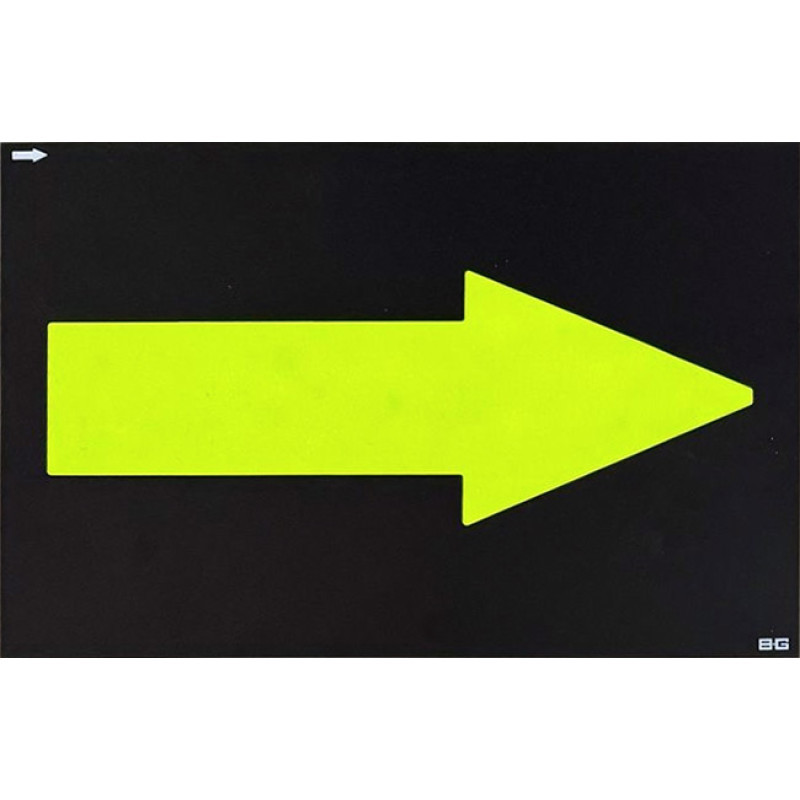 Pfeilsymbol für großformatige Schalttafel - BG-R252-AR.BL - BGR252-AR