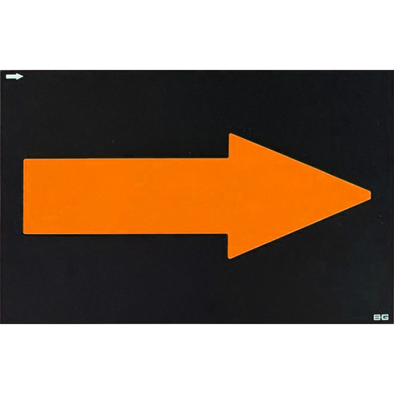 White arrow symbol for large-format panelling panel - BG-R252-AR.BL - BGR252-AR