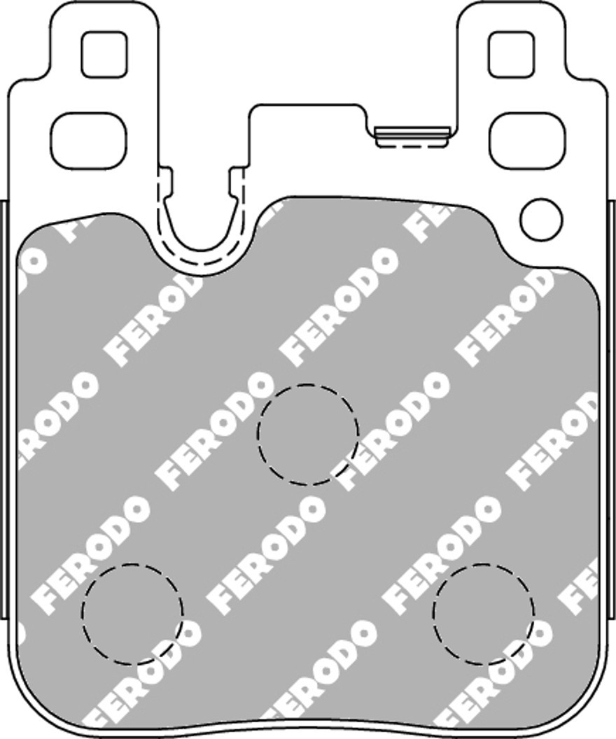 Pastiglie FERODO DS3.12 FCP4663G - F-CP4663G - FCP4663G - 3666618075815