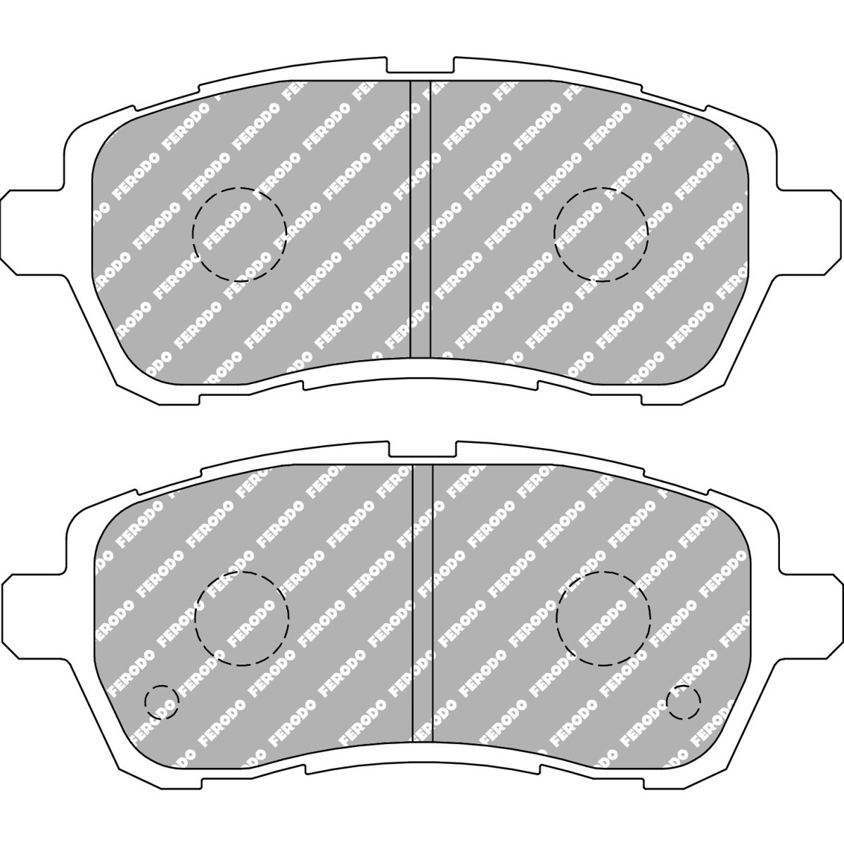 FERODO DS3.12 Brake Pads FCP4426G - F-CP4426G - FCP4426G - 3666618075839