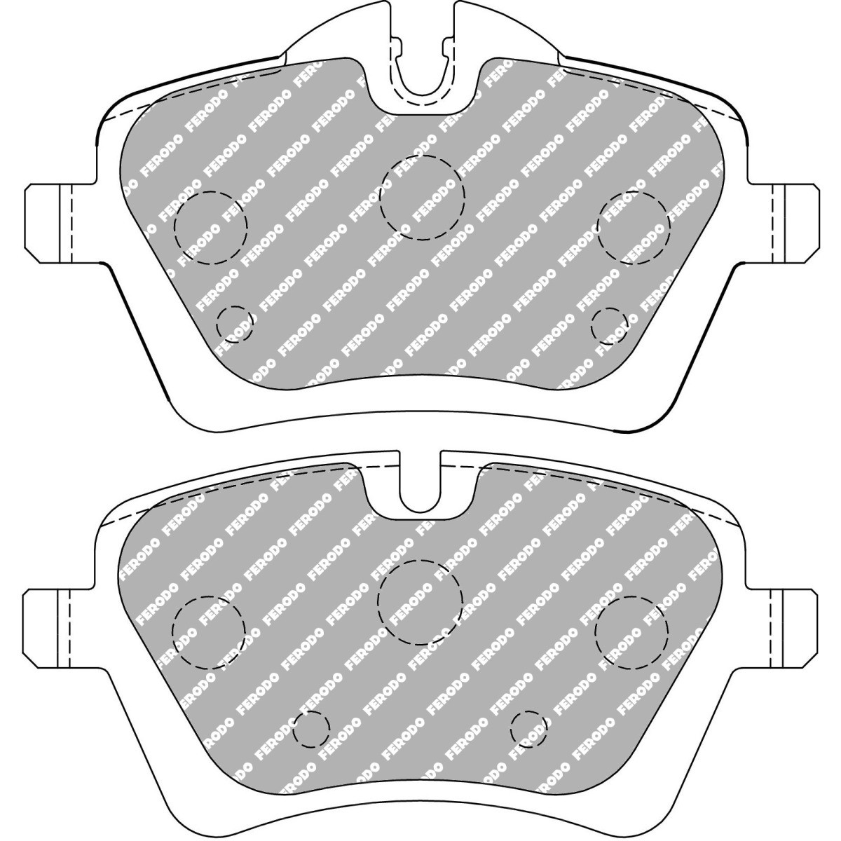 Plaquettes FERODO DS3.12 FCP4080G - F-CP4080G - FCP4080G - 3666618075891