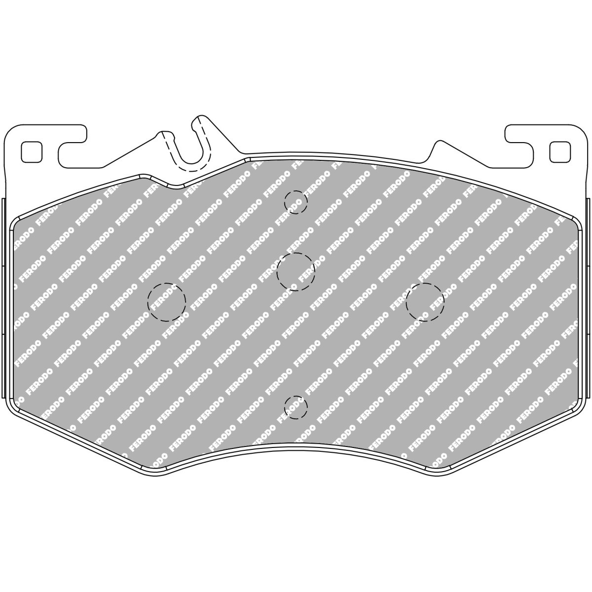 Wendeplatten FERODO DS2500 FRP3166H - F-RP3166H - FRP3166H - 3666618076041