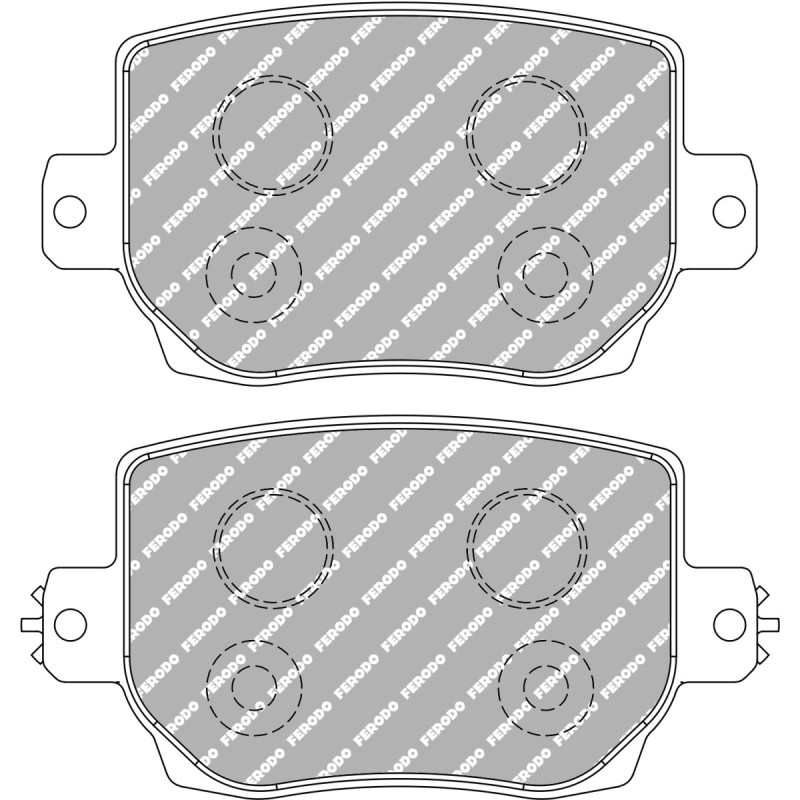 FERODO DS2500 FRP3162H Brake Pads - F-RP3162H - FRP3162H - 3666618076058