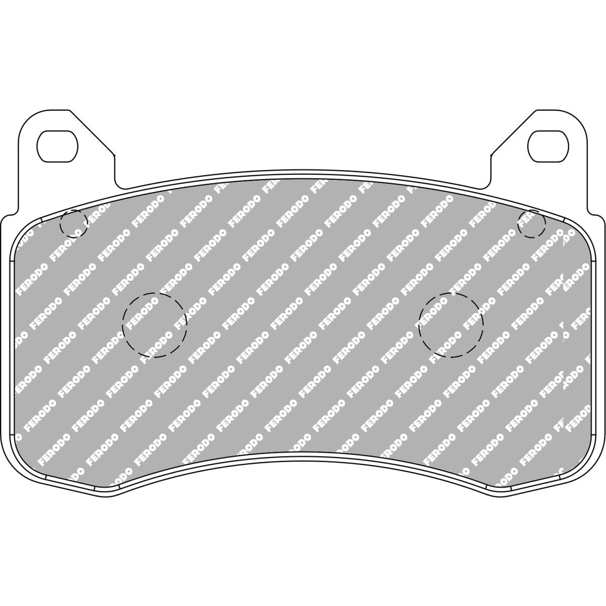 Plaquettes FERODO DS2500 FRP3161H - F-RP3161H - FRP3161H - 3666618076065
