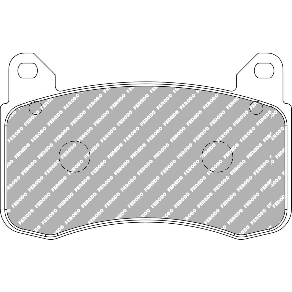 Wendeplatten FERODO DS2500 FRP3161H - F-RP3161H - FRP3161H - 3666618076065
