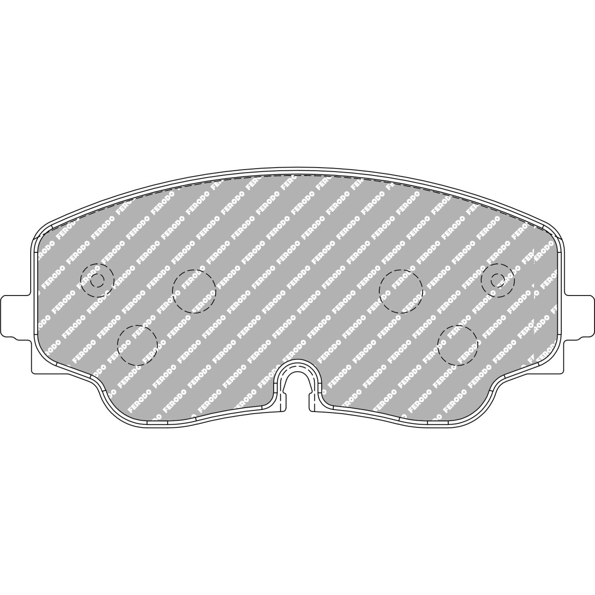 Plaquettes FERODO DS2500 FCP5358H - F-CP5358H - FCP5358H - 3666618076164